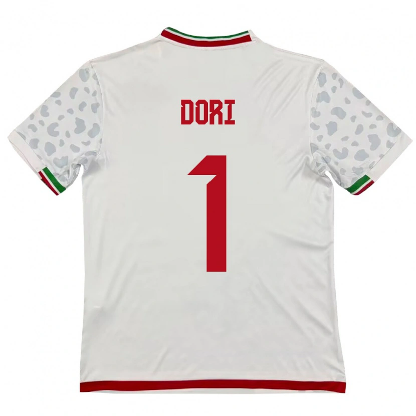 Danxen Kvinnor Iran Bardia Dori #1 Vit Röd Hemmatröja Matchtröjor 26-28 Tröjor T-Tröja