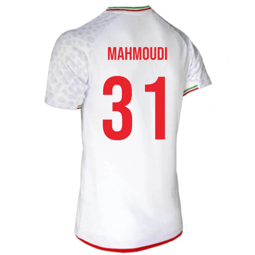 Danxen Kvinnor Iran Amirhossein Mahmoudi #31 Vit Röd Hemmatröja Matchtröjor 26-28 Tröjor T-Tröja