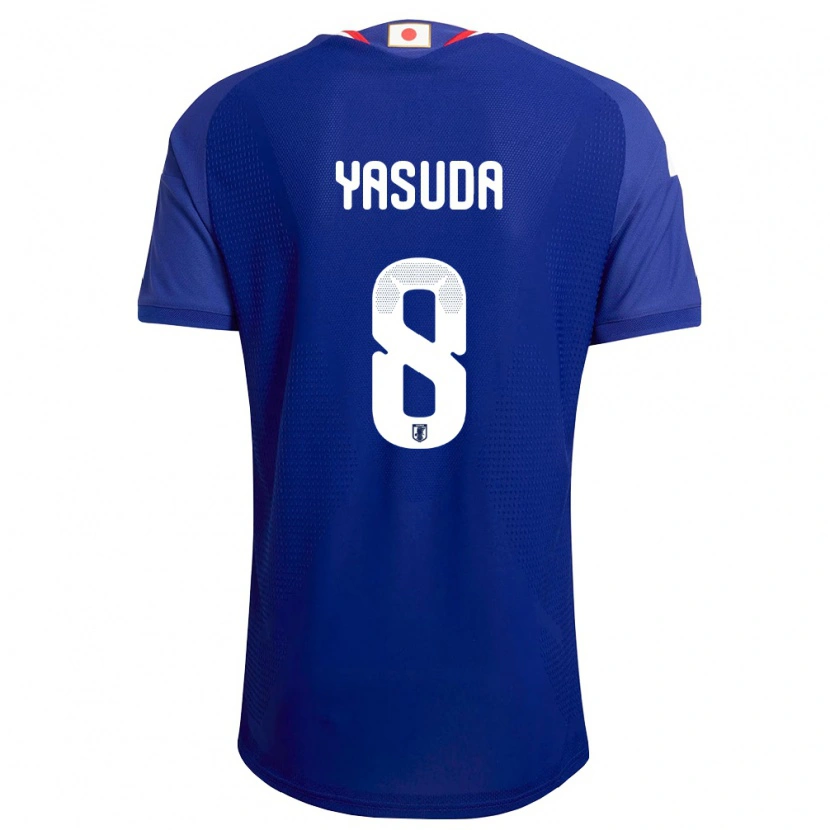 Danxen Kvinnor Japan Kenshin Yasuda #8 Blå Vit Röd Hemmatröja Matchtröjor 26-28 Tröjor T-Tröja