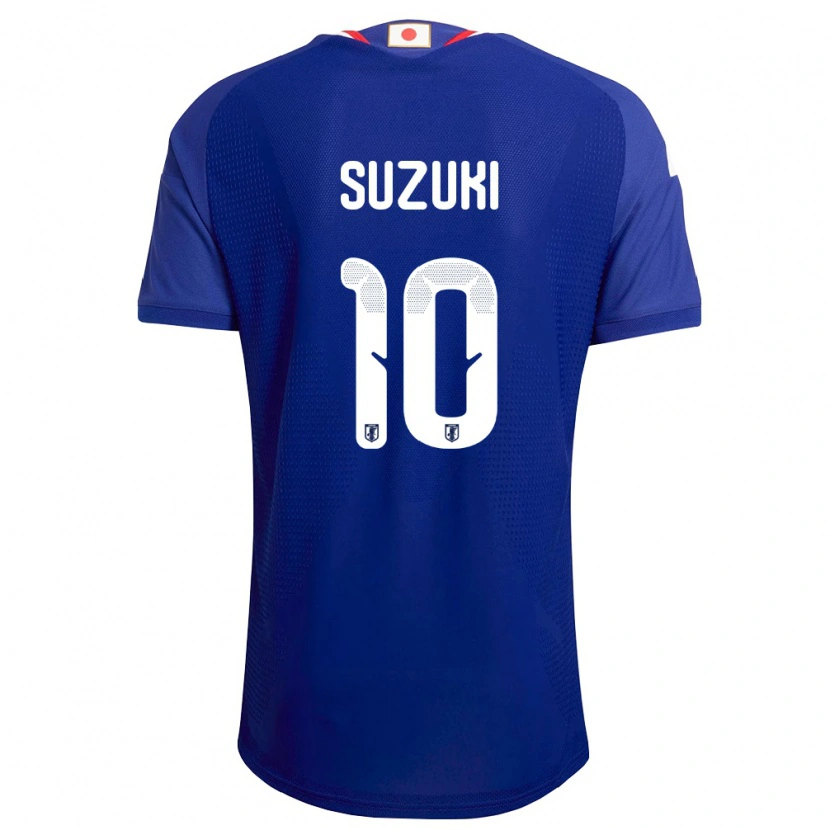 Danxen Kvinnor Japan Yuito Suzuki #10 Blå Vit Röd Hemmatröja Matchtröjor 26-28 Tröjor T-Tröja