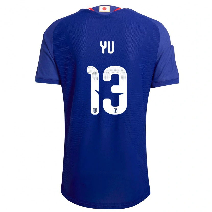 Danxen Kvinnor Japan Yu Hirakawa #13 Blå Vit Röd Hemmatröja Matchtröjor 26-28 Tröjor T-Tröja