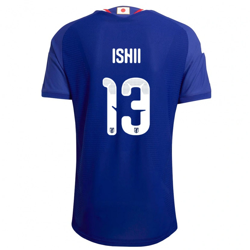 Danxen Kvinnor Japan Hisatsugu Ishii #13 Blå Vit Röd Hemmatröja Matchtröjor 26-28 Tröjor T-Tröja