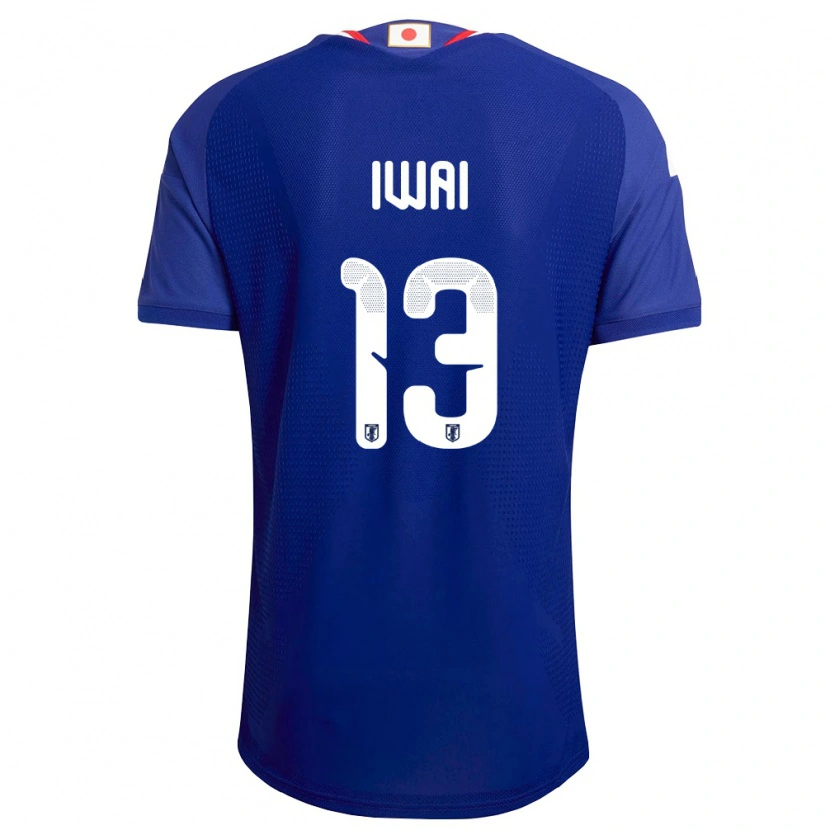 Danxen Kvinnor Japan Yuta Iwai #13 Blå Vit Röd Hemmatröja Matchtröjor 26-28 Tröjor T-Tröja