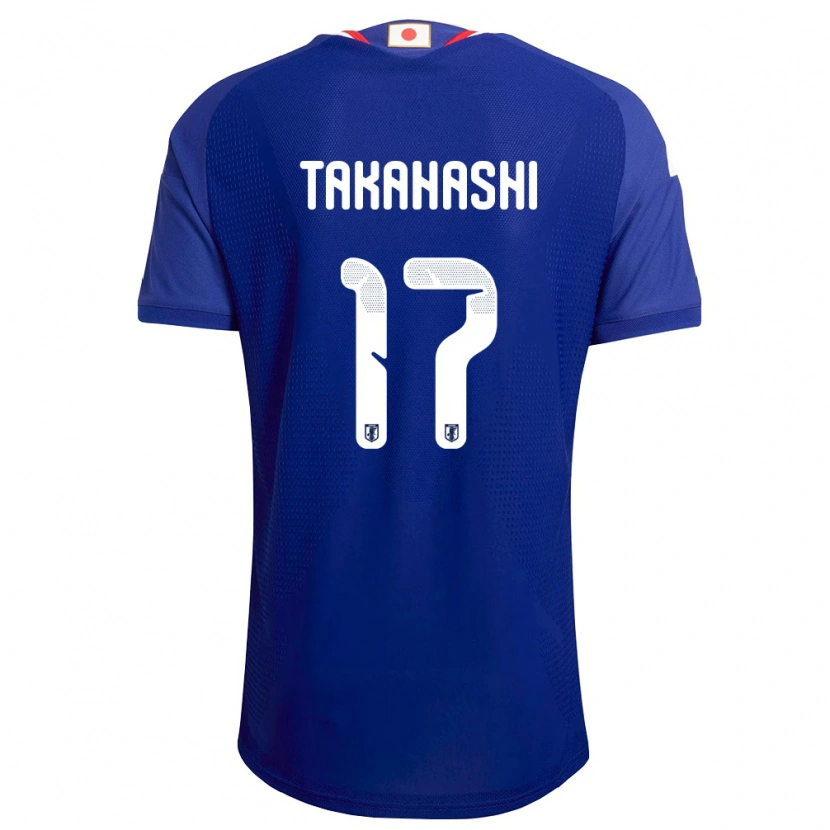 Danxen Kvinnor Japan Hana Takahashi #17 Blå Vit Röd Hemmatröja Matchtröjor 26-28 Tröjor T-Tröja