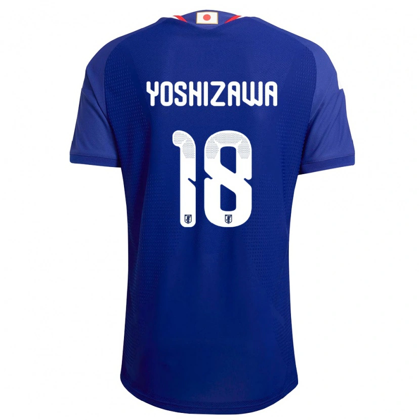 Danxen Kvinnor Japan Oga Yoshizawa #18 Blå Vit Röd Hemmatröja Matchtröjor 26-28 Tröjor T-Tröja