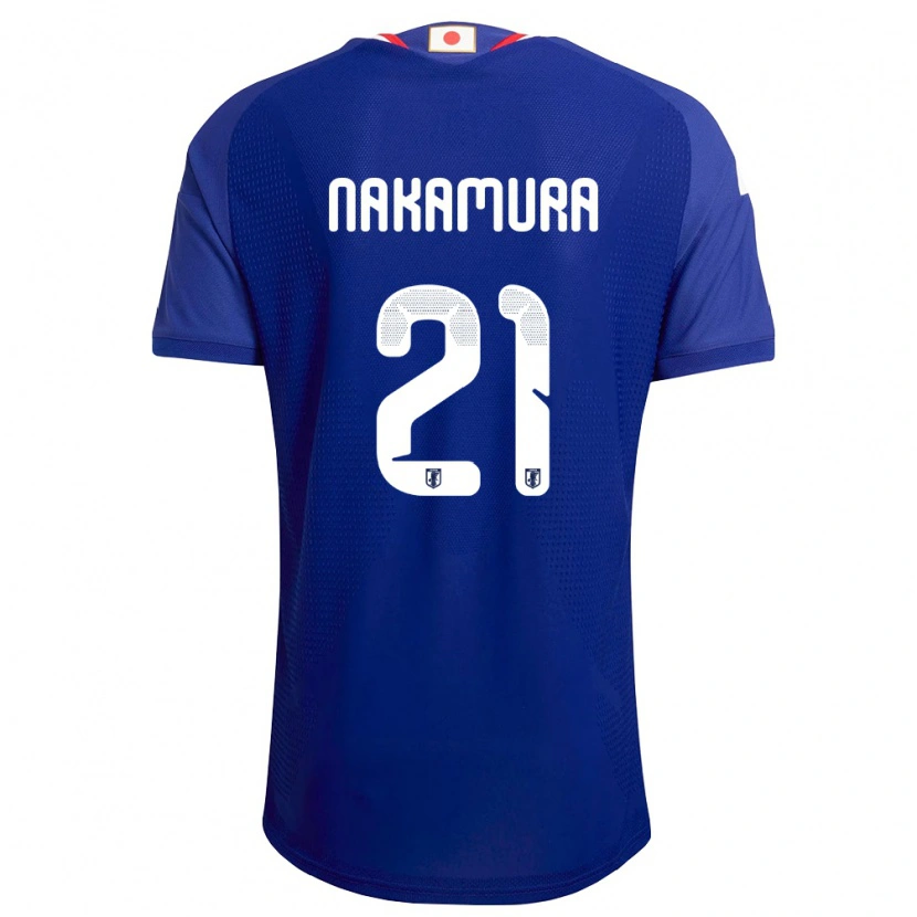 Danxen Kvinnor Japan Jiro Nakamura #21 Blå Vit Röd Hemmatröja Matchtröjor 26-28 Tröjor T-Tröja