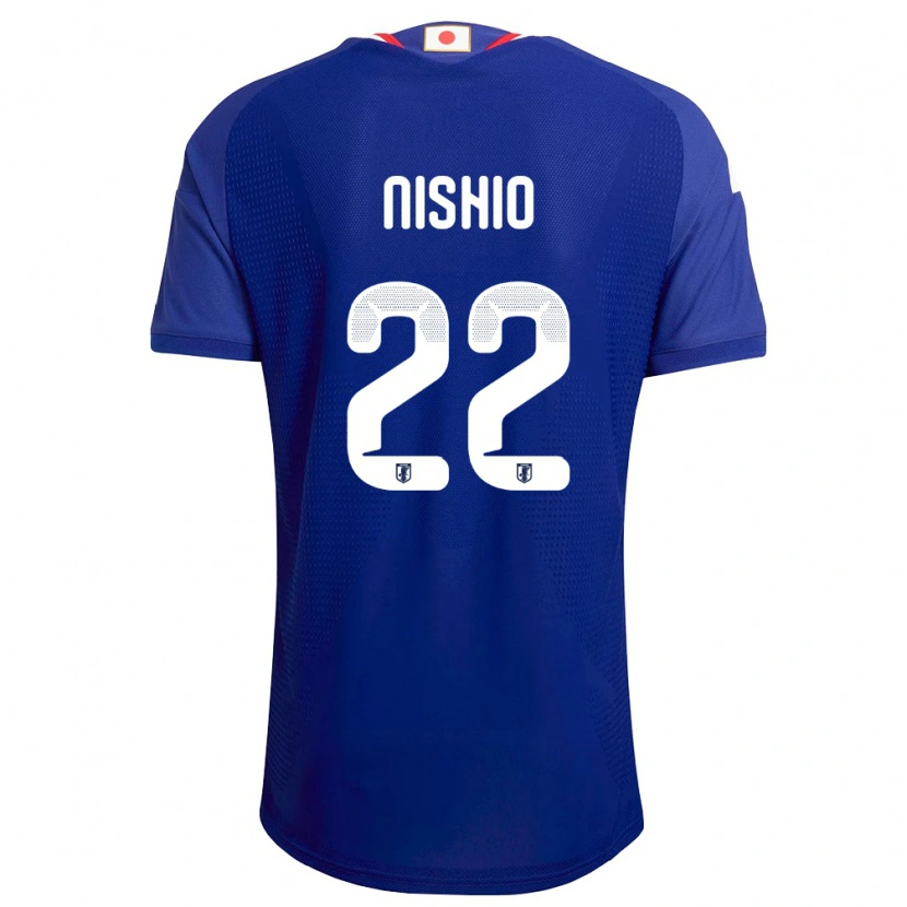 Danxen Kvinnor Japan Ryuya Nishio #22 Blå Vit Röd Hemmatröja Matchtröjor 26-28 Tröjor T-Tröja