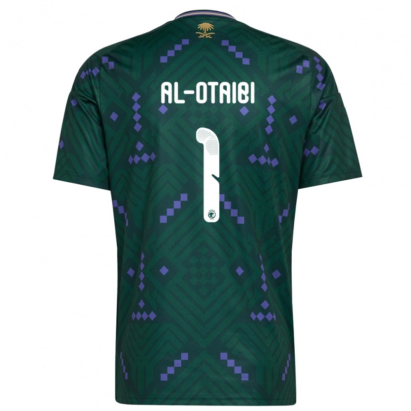 Danxen Kvinnor Saudi-Arabien Mohammed Al-Otaibi #1 Grön Lila Vit Hemmatröja Matchtröjor 26-28 Tröjor T-Tröja