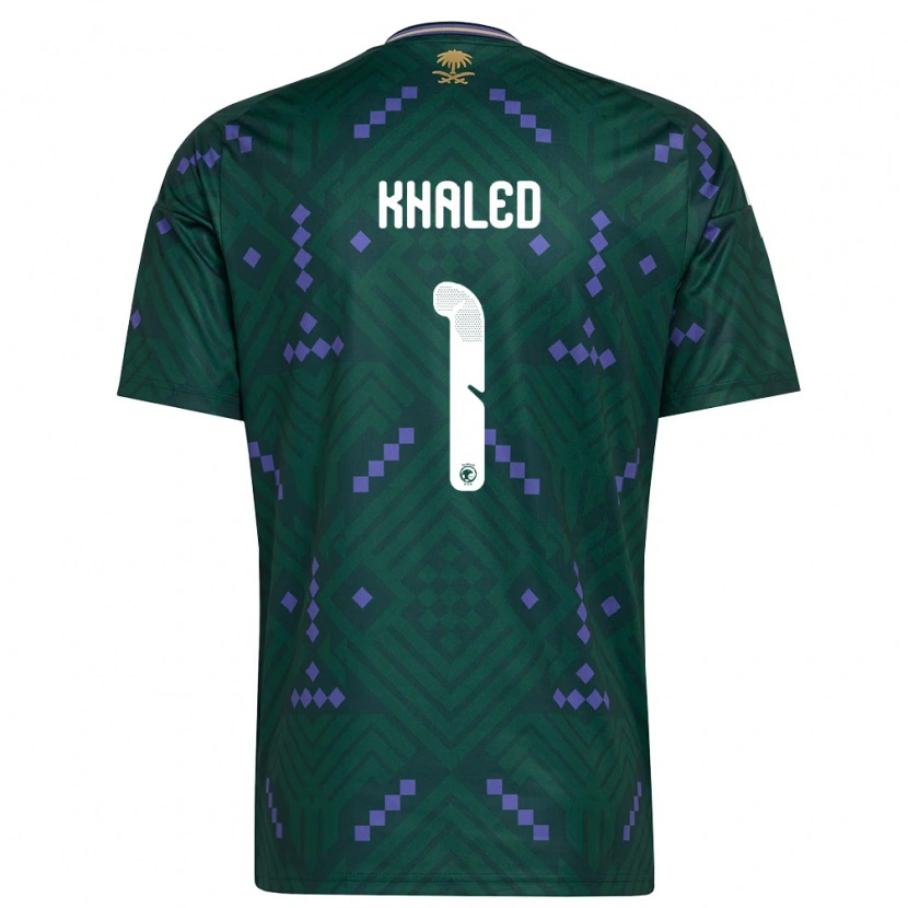 Danxen Kvinnor Saudi-Arabien Sarah Khaled #1 Grön Lila Vit Hemmatröja Matchtröjor 26-28 Tröjor T-Tröja