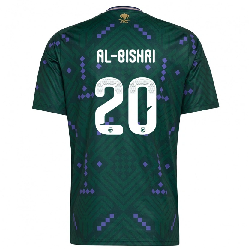Danxen Kvinnor Saudi-Arabien Nawaf Al-Bishri #20 Grön Lila Vit Hemmatröja Matchtröjor 26-28 Tröjor T-Tröja