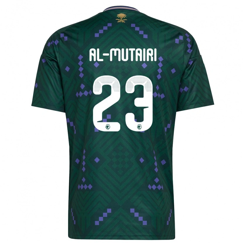 Danxen Kvinnor Saudi-Arabien Turki Al Mutairi #23 Grön Lila Vit Hemmatröja Matchtröjor 26-28 Tröjor T-Tröja