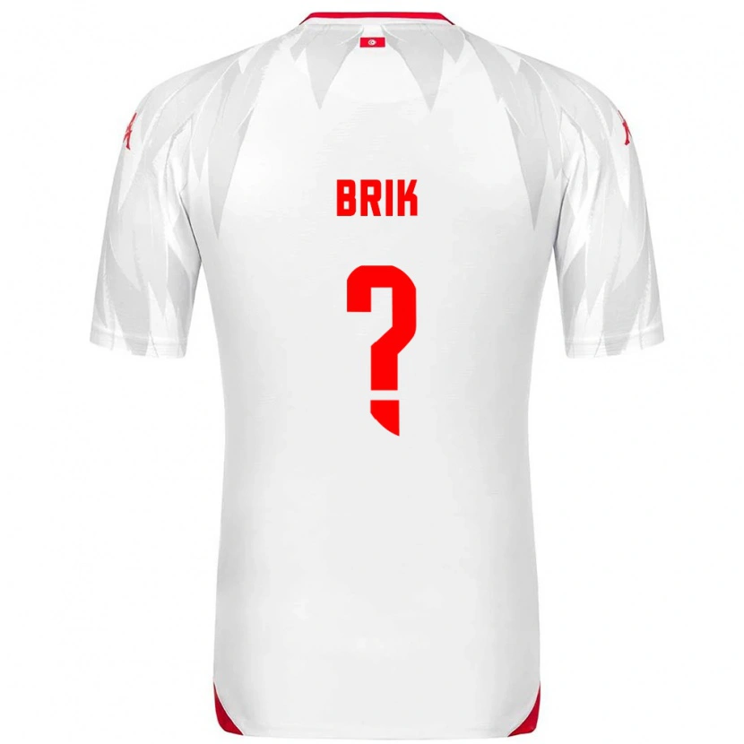 Danxen Kvinnor Tunisien Dhirar Brik #0 Vit Röd Hemmatröja Matchtröjor 26-28 Tröjor T-Tröja