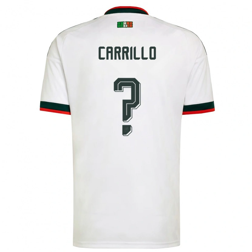 Danxen Kvinnor Mexiko Stéphano Carrillo #0 Vit Burgund Grön Bortatröja Matchtröjor 26-28 Tröjor T-Tröja