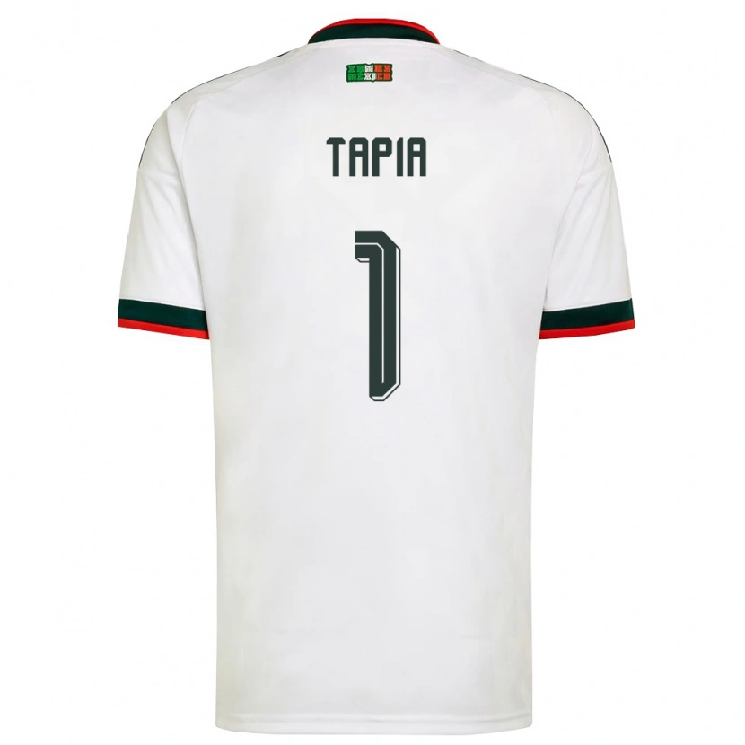 Danxen Kvinnor Mexiko Fernando Tapia #1 Vit Burgund Grön Bortatröja Matchtröjor 26-28 Tröjor T-Tröja