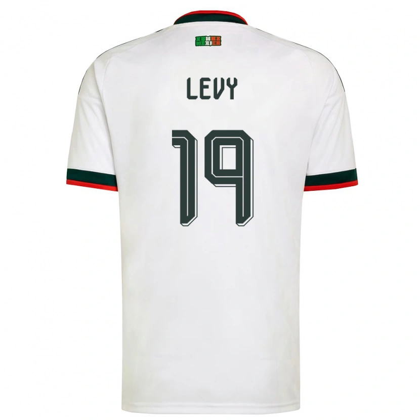 Danxen Kvinnor Mexiko Mateo Levy #19 Vit Burgund Grön Bortatröja Matchtröjor 26-28 Tröjor T-Tröja