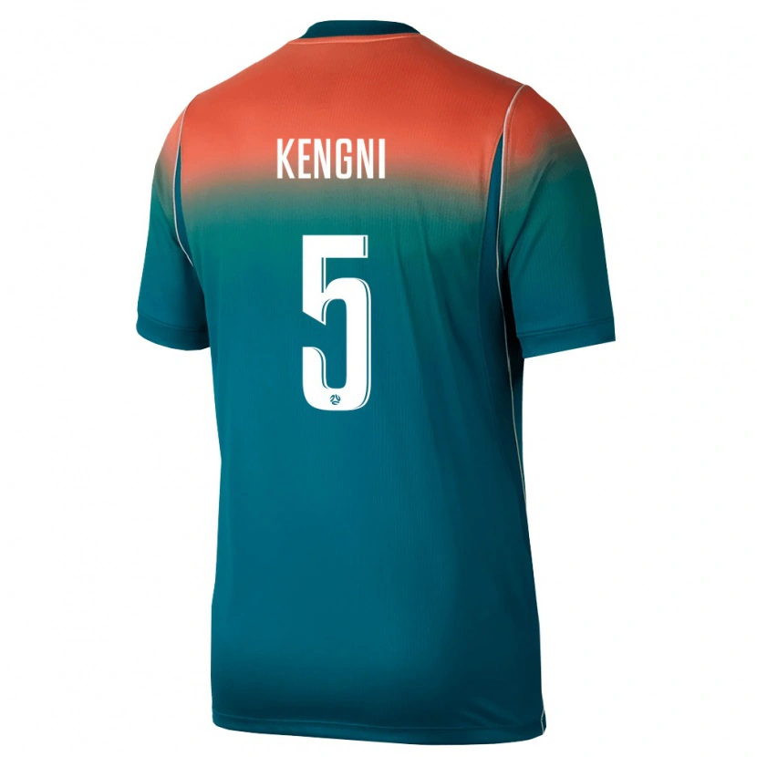 Danxen Kvinnor Australien William Kengni #5 Grön Rosa Bortatröja Matchtröjor 26-28 Tröjor T-Tröja