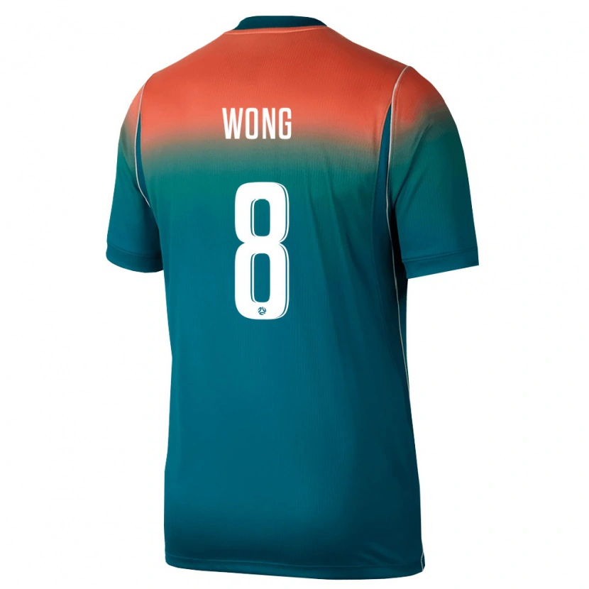 Danxen Kvinnor Australien Lawrence Wong #8 Grön Rosa Bortatröja Matchtröjor 26-28 Tröjor T-Tröja