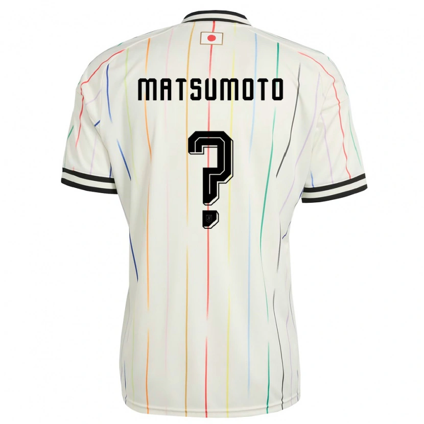 Danxen Kvinnor Japan Kanaru Matsumoto #0 Vit Svart Bortatröja Matchtröjor 26-28 Tröjor T-Tröja
