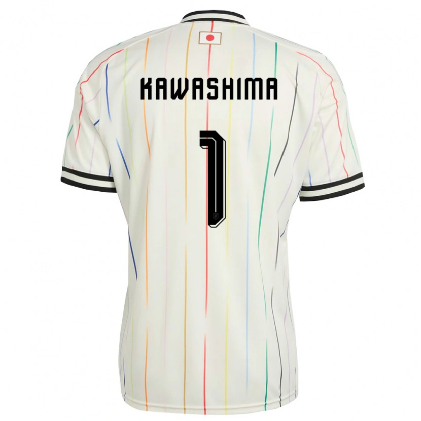 Danxen Kvinnor Japan Eiji Kawashima #1 Vit Svart Bortatröja Matchtröjor 26-28 Tröjor T-Tröja