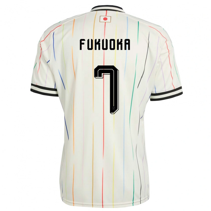 Danxen Kvinnor Japan Yuwa Fukuoka #7 Vit Svart Bortatröja Matchtröjor 26-28 Tröjor T-Tröja