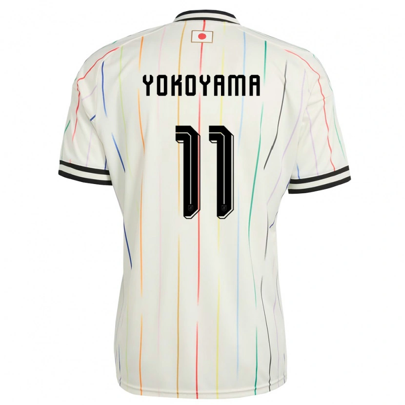 Danxen Kvinnor Japan Yumeki Yokoyama #11 Vit Svart Bortatröja Matchtröjor 26-28 Tröjor T-Tröja