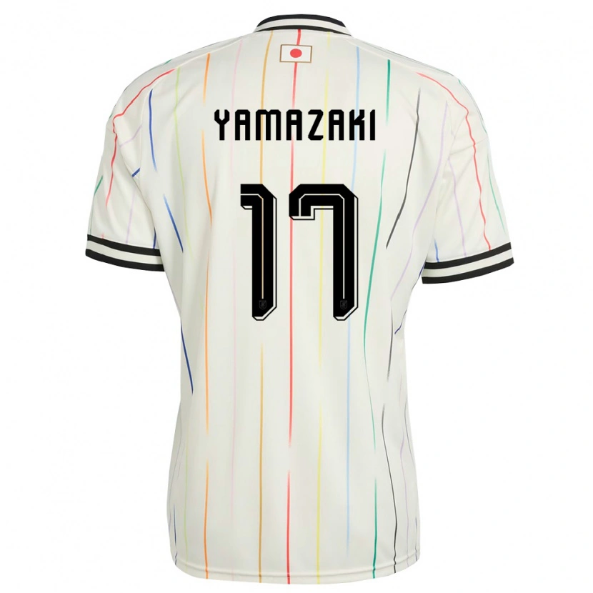 Danxen Kvinnor Japan Taishin Yamazaki #17 Vit Svart Bortatröja Matchtröjor 26-28 Tröjor T-Tröja