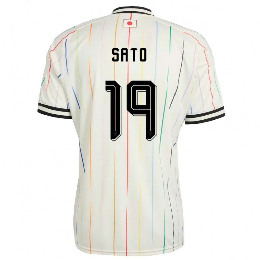 Danxen Kvinnor Japan Raku Sato #19 Vit Svart Bortatröja Matchtröjor 26-28 Tröjor T-Tröja