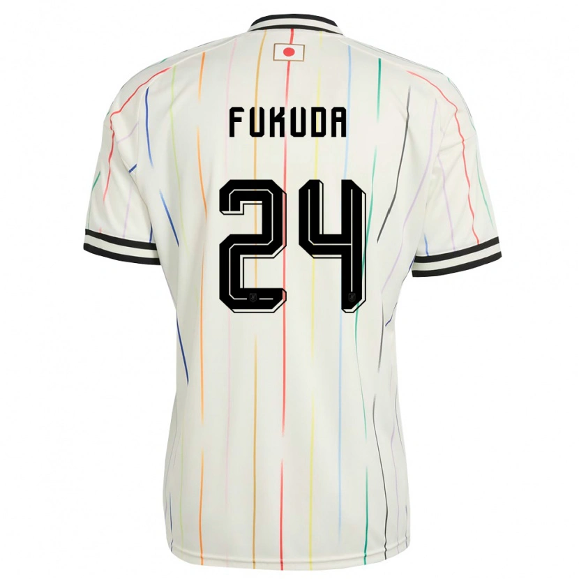 Danxen Kvinnor Japan Shio Fukuda #24 Vit Svart Bortatröja Matchtröjor 26-28 Tröjor T-Tröja