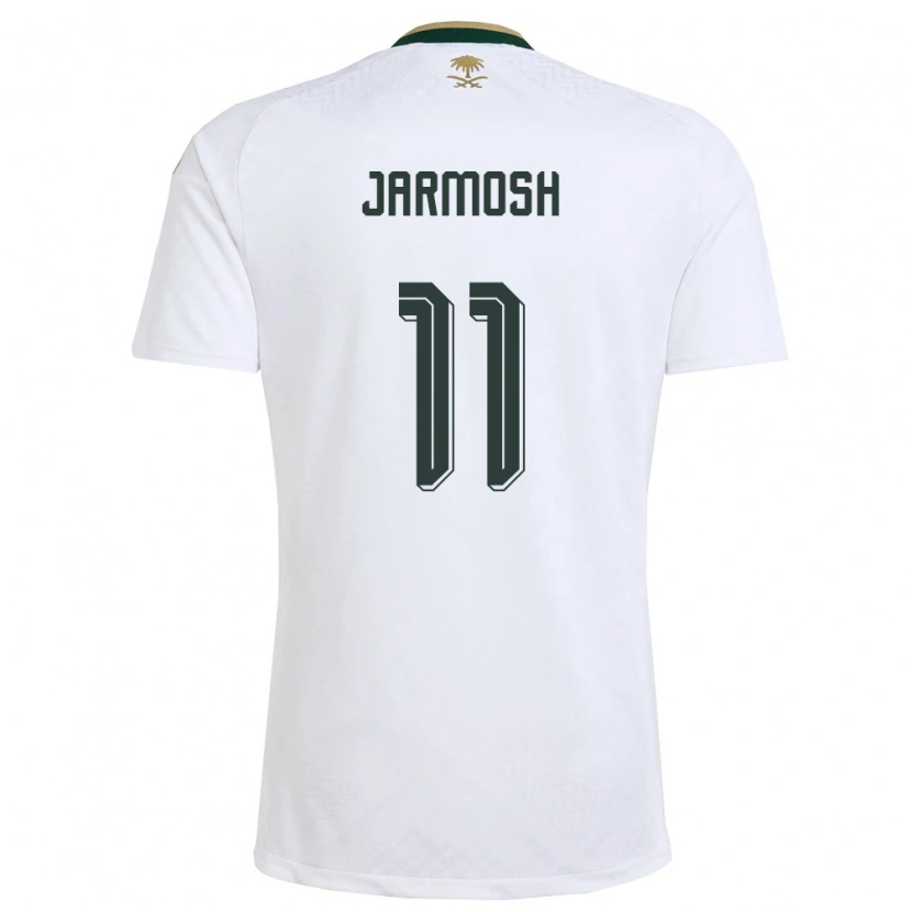 Danxen Kvinnor Saudi-Arabien Abdulaziz Jarmosh #11 Vit Grön Guld Bortatröja Matchtröjor 26-28 Tröjor T-Tröja