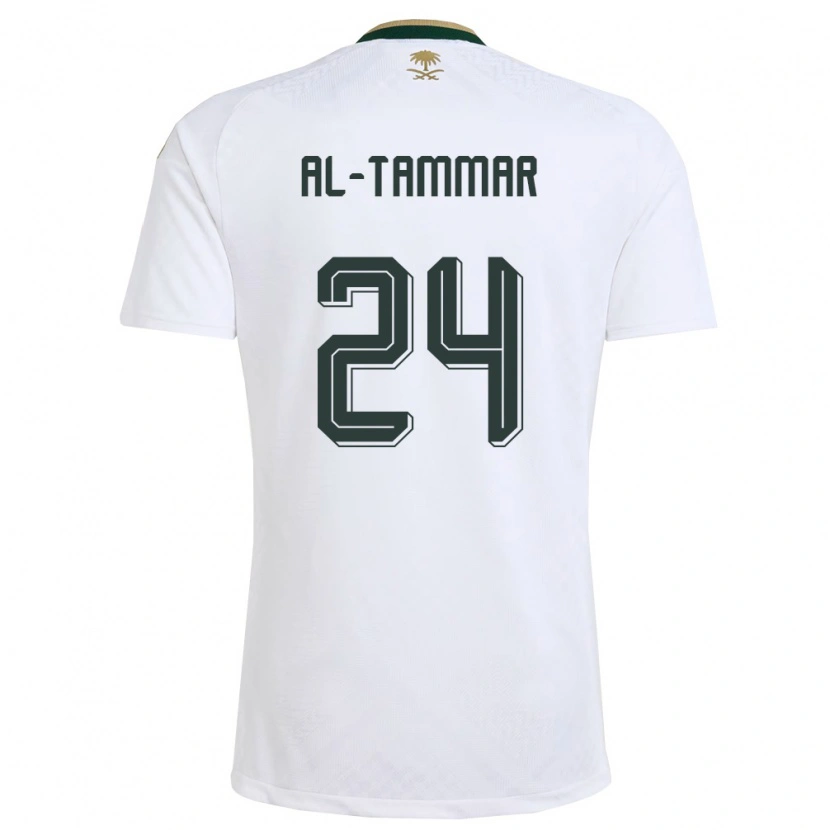 Danxen Kvinnor Saudi-Arabien Abdulaziz Al-Tammar #24 Vit Grön Guld Bortatröja Matchtröjor 26-28 Tröjor T-Tröja