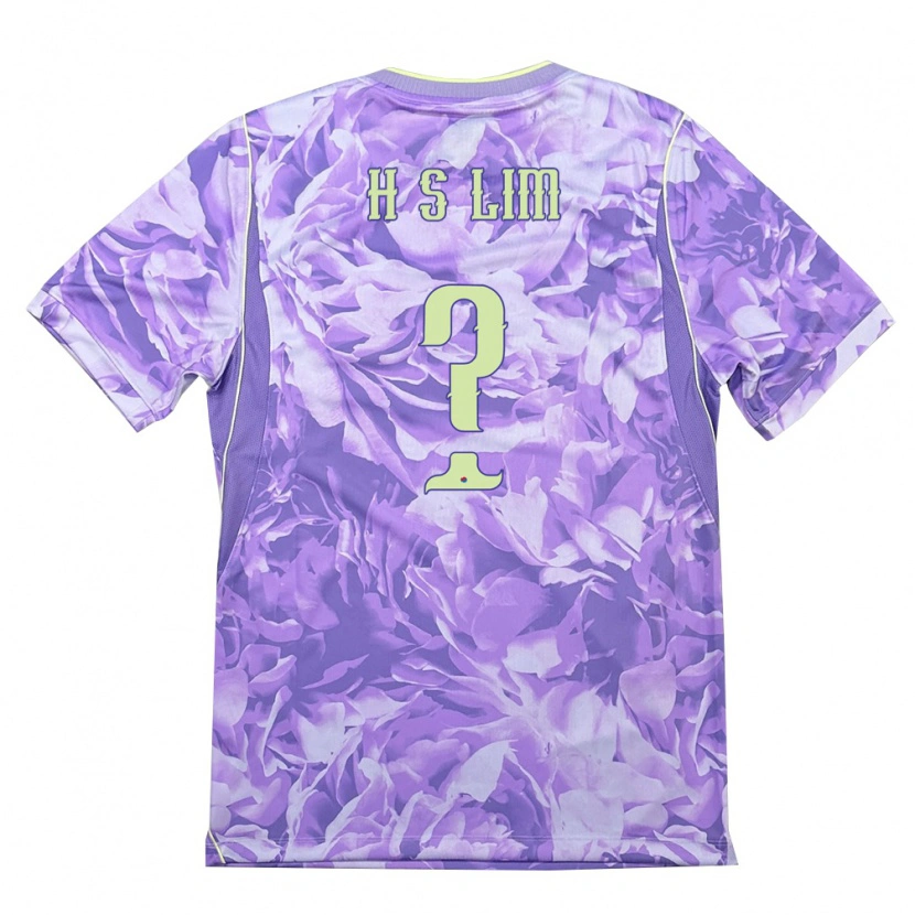 Danxen Kvinnor Sydkorea Lim Hyeon Seob #0 Lila Grön Bortatröja Matchtröjor 26-28 Tröjor T-Tröja