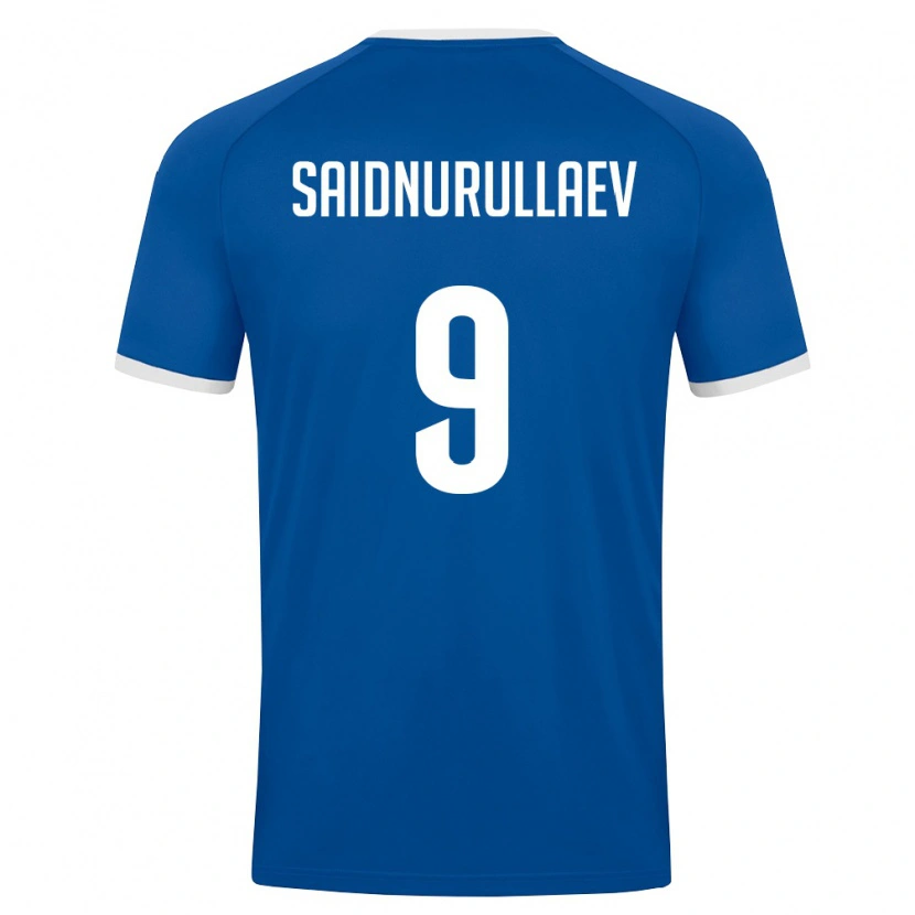 Danxen Barn Uzbekistan Saidumarkhon Saidnurullaev #9 Kunglig Blå Vit Hemmatröja Matchtröjor 26-28 Tröjor T-Tröja