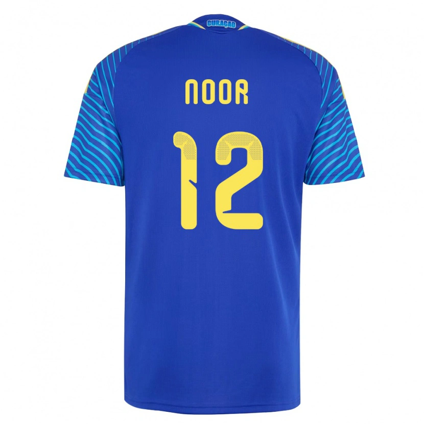 Danxen Barn Curaçao Izjaïr Noor #12 Marin Vit Hemmatröja Matchtröjor 26-28 Tröjor T-Tröja