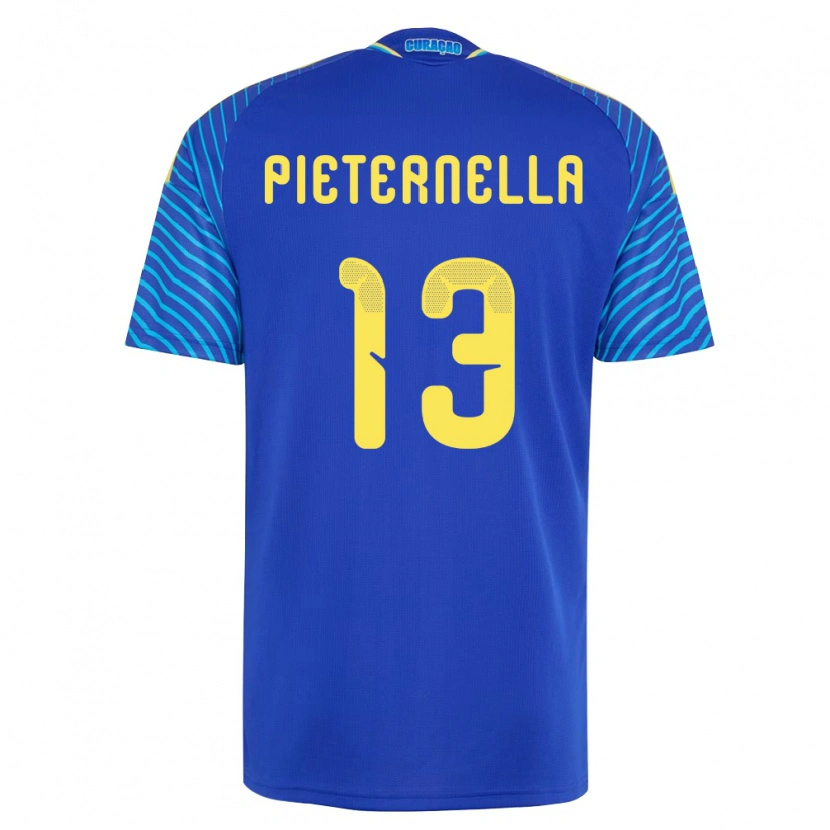 Danxen Barn Curaçao Jereem Pieternella #13 Marin Vit Hemmatröja Matchtröjor 26-28 Tröjor T-Tröja