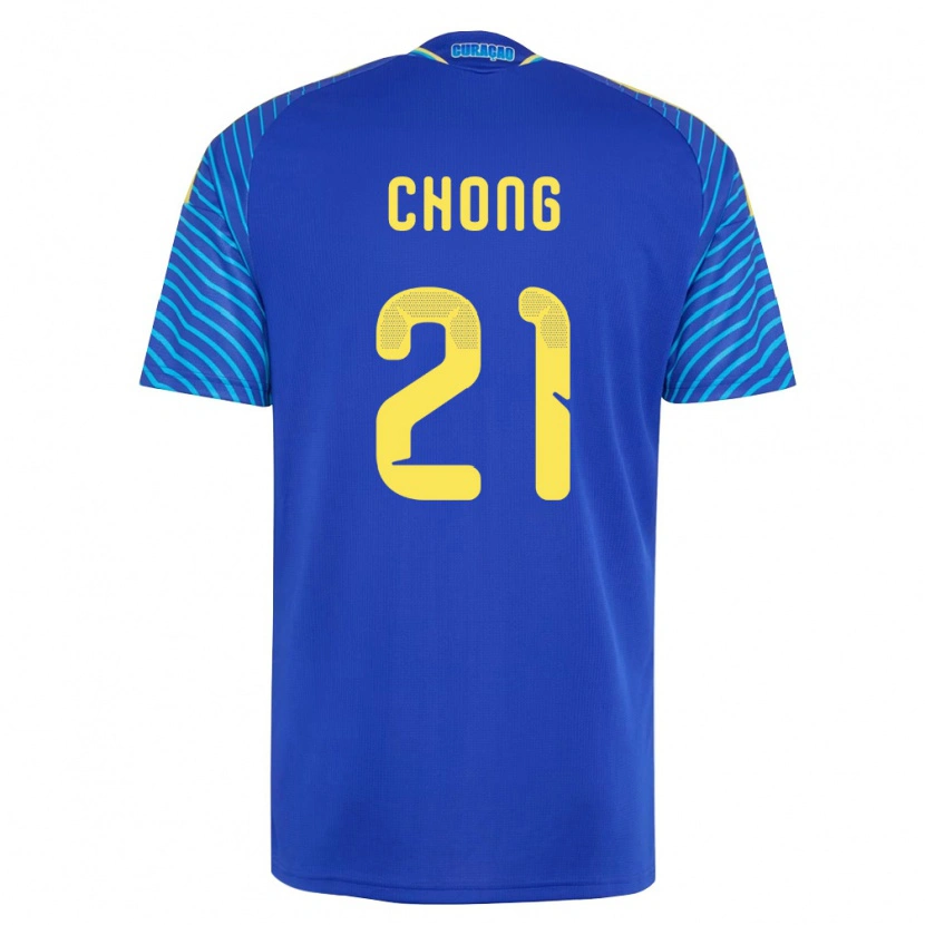 Danxen Barn Curaçao Tahith Chong #21 Marin Vit Hemmatröja Matchtröjor 26-28 Tröjor T-Tröja