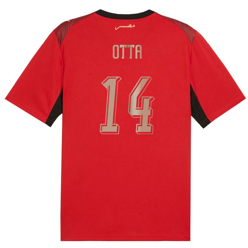 Danxen Barn Egypten Otta #14 Röd Svart Guld Hemmatröja Matchtröjor 26-28 Tröjor T-Tröja
