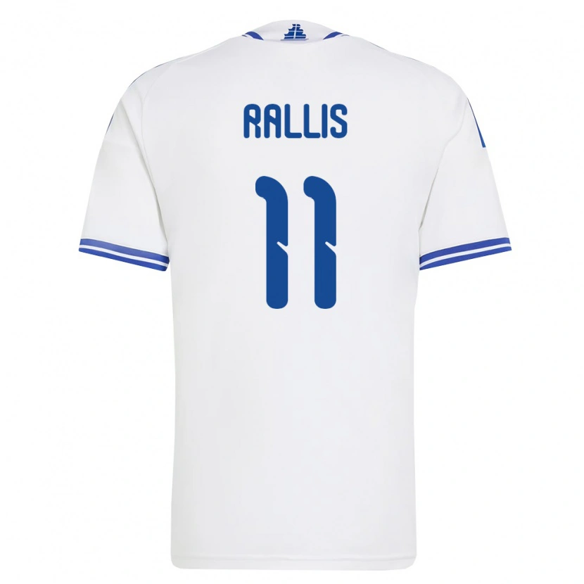 Danxen Barn Grekland Dimitris Rallis #11 Vit Blå Hemmatröja Matchtröjor 26-28 Tröjor T-Tröja