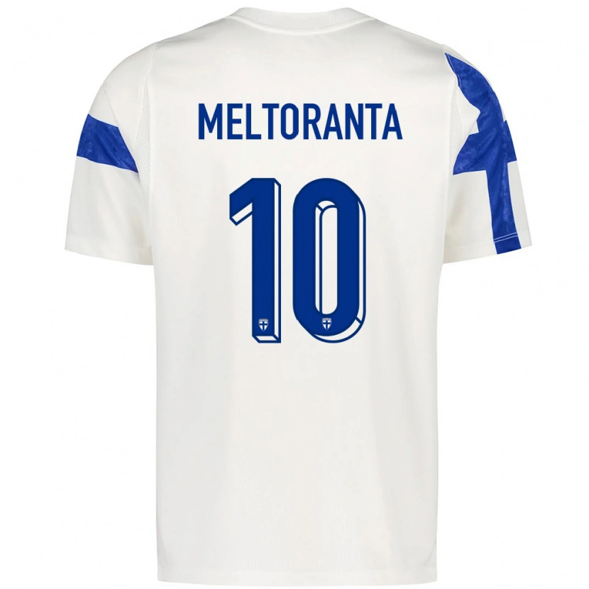 Danxen Barn Finland Nestori Meltoranta #10 Vit Blå Hemmatröja Matchtröjor 26-28 Tröjor T-Tröja