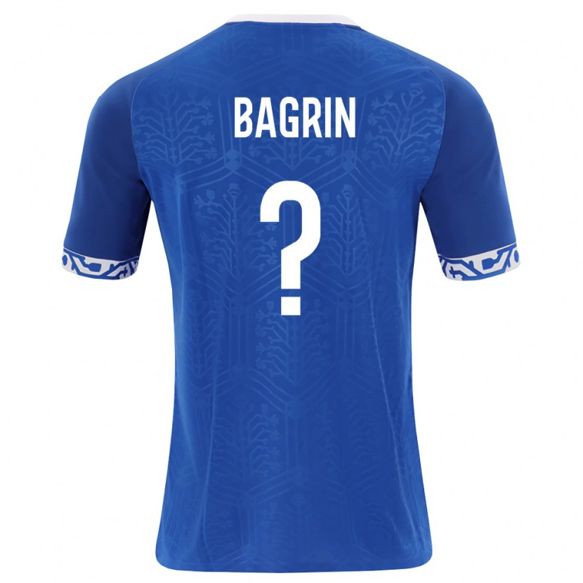 Danxen Barn Moldavien Mihail Bagrin #0 Kunglig Blå Vit Hemmatröja Matchtröjor 26-28 Tröjor T-Tröja