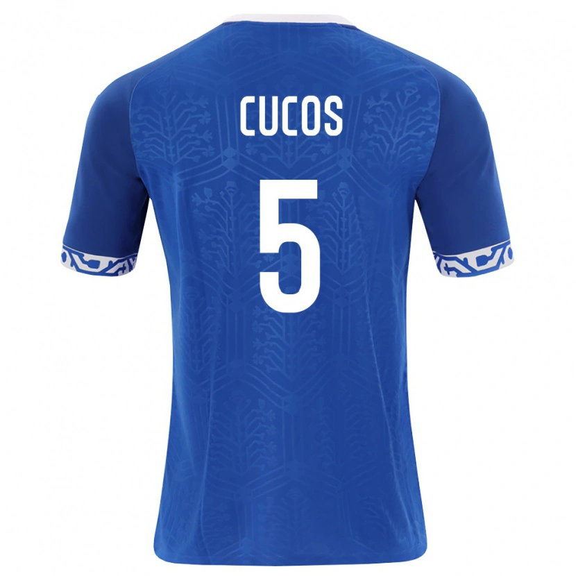 Danxen Barn Moldavien Cătălin Cucoș #5 Kunglig Blå Vit Hemmatröja Matchtröjor 26-28 Tröjor T-Tröja