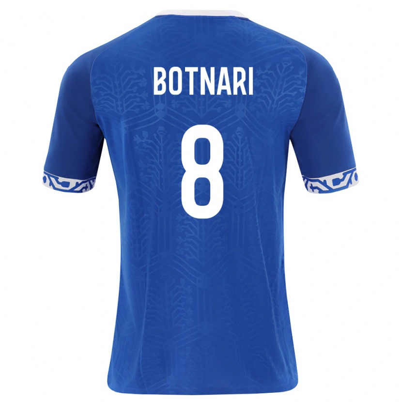 Danxen Barn Moldavien Ilie Botnari #8 Kunglig Blå Vit Hemmatröja Matchtröjor 26-28 Tröjor T-Tröja