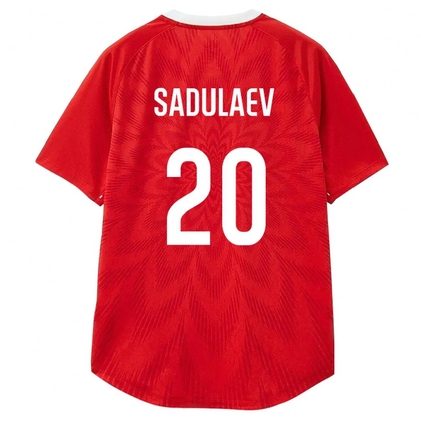 Danxen Barn Ryssland Lechi Sadulaev #20 Röd Vit Brun Hemmatröja Matchtröjor 26-28 Tröjor T-Tröja