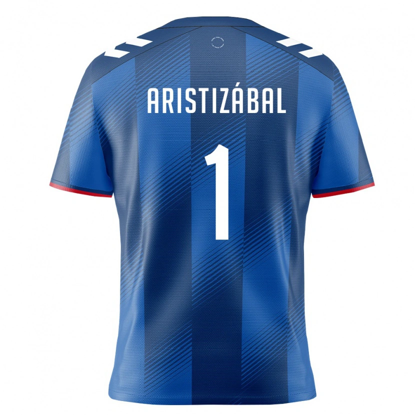 Danxen Barn Puerto Rico Nicolás Aristizábal #1 Kunglig Blå Röd Vit Hemmatröja Matchtröjor 26-28 Tröjor T-Tröja