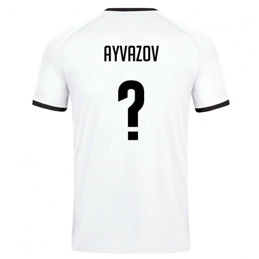 Danxen Barn Uzbekistan Rafik Ayvazov #0 Vit Mörk Grön Bortatröja Matchtröjor 26-28 Tröjor T-Tröja