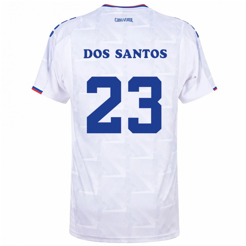 Danxen Barn Kap Verde Cj Dos Santos #23 Vit Burgund Bortatröja Matchtröjor 26-28 Tröjor T-Tröja