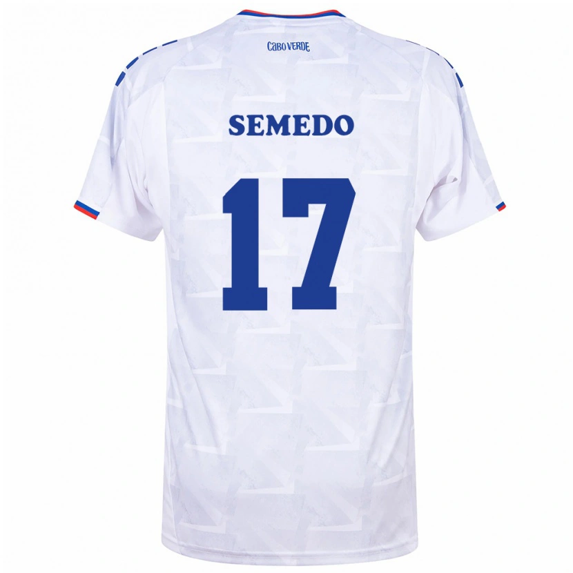 Danxen Barn Kap Verde Willy Semedo #17 Vit Burgund Bortatröja Matchtröjor 26-28 Tröjor T-Tröja