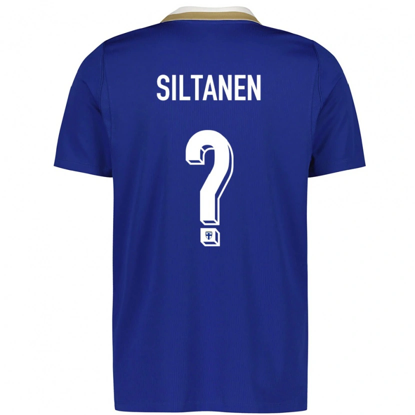 Danxen Barn Finland Eetu Siltanen #0 Blå Vit Bortatröja Matchtröjor 26-28 Tröjor T-Tröja