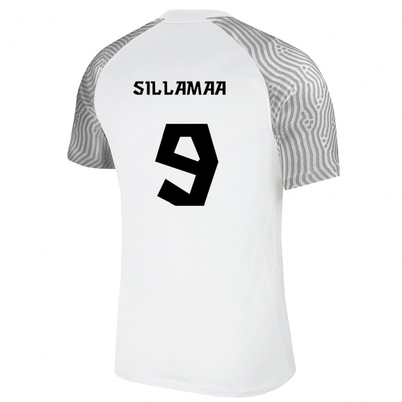 Danxen Barn Estland Ramol Sillamaa #9 Vit Grå Bortatröja Matchtröjor 26-28 Tröjor T-Tröja