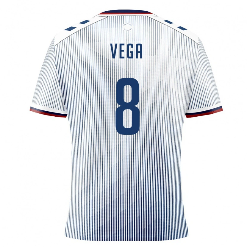 Danxen Barn Puerto Rico Ougir Vega #8 Kunglig Blå Vit Bortatröja Matchtröjor 26-28 Tröjor T-Tröja