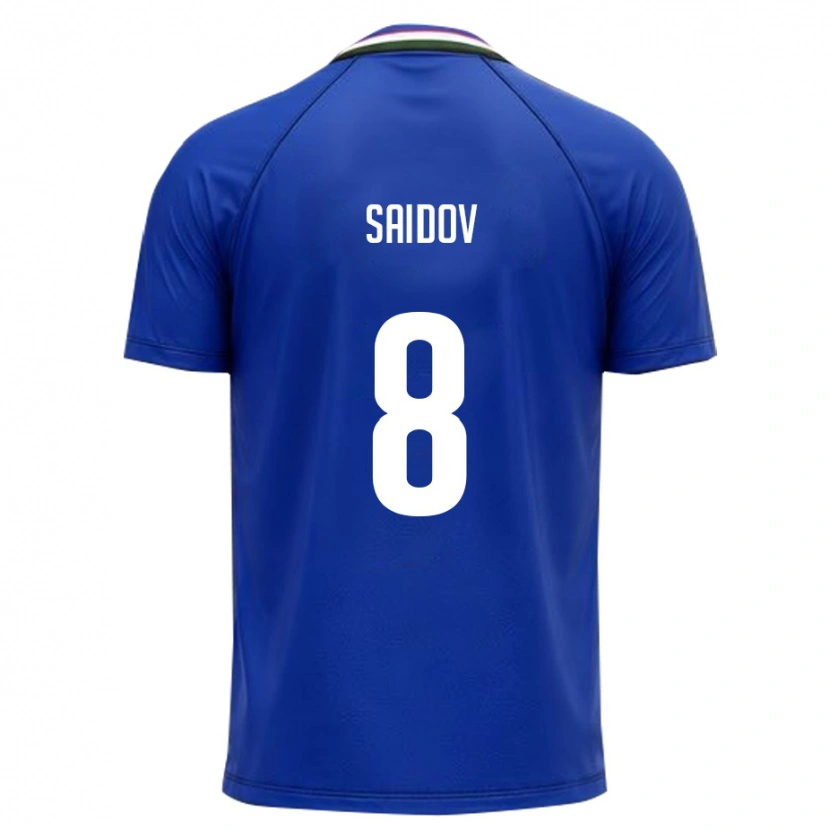 Danxen Män Uzbekistan Abdusamad Saidov #8 Kunglig Blå Vit Hemmatröja Matchtröjor 26-28 Tröjor T-Tröja
